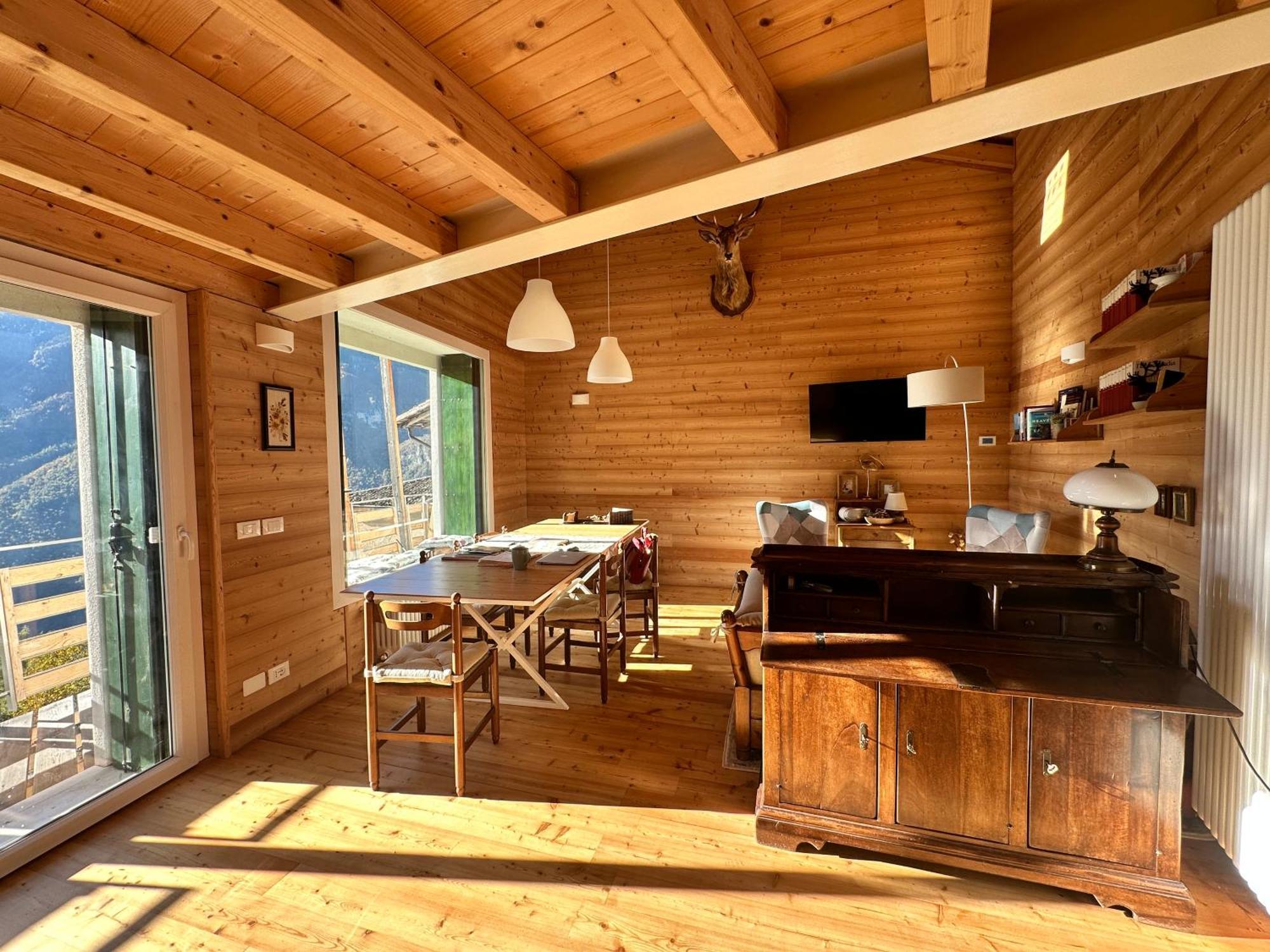 Cielo E Terra Chalet Zencheri Con Vista Panoramica Piazza  Kültér fotó