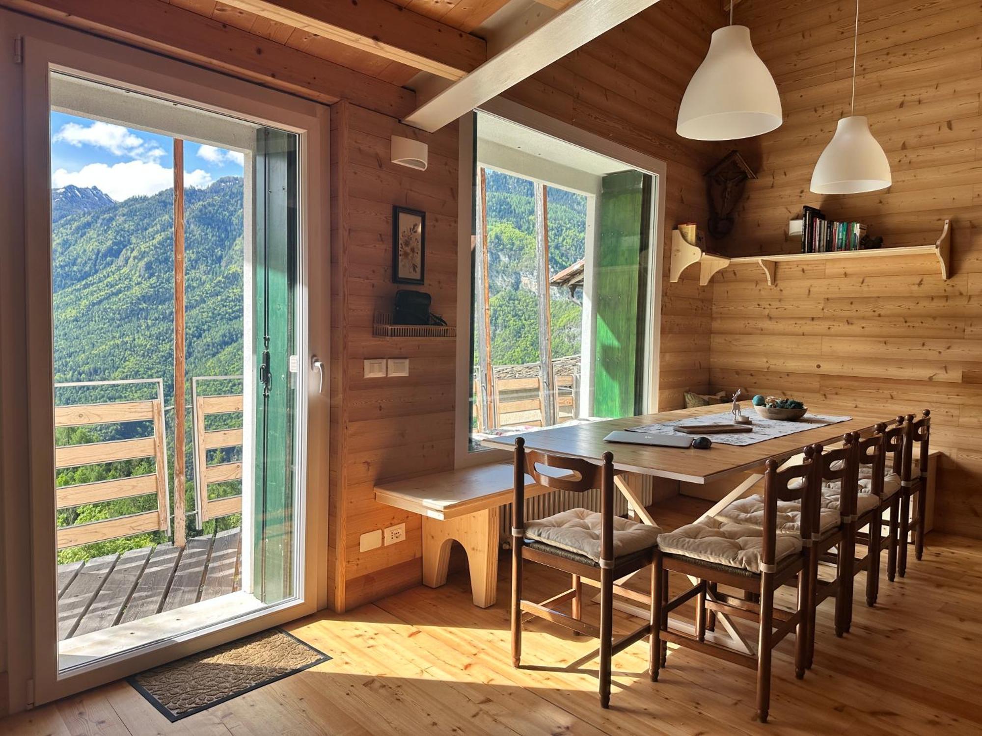 Cielo E Terra Chalet Zencheri Con Vista Panoramica Piazza  Kültér fotó