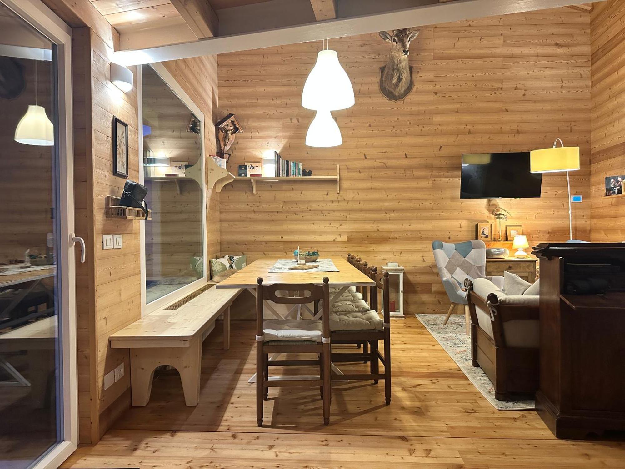 Cielo E Terra Chalet Zencheri Con Vista Panoramica Piazza  Kültér fotó