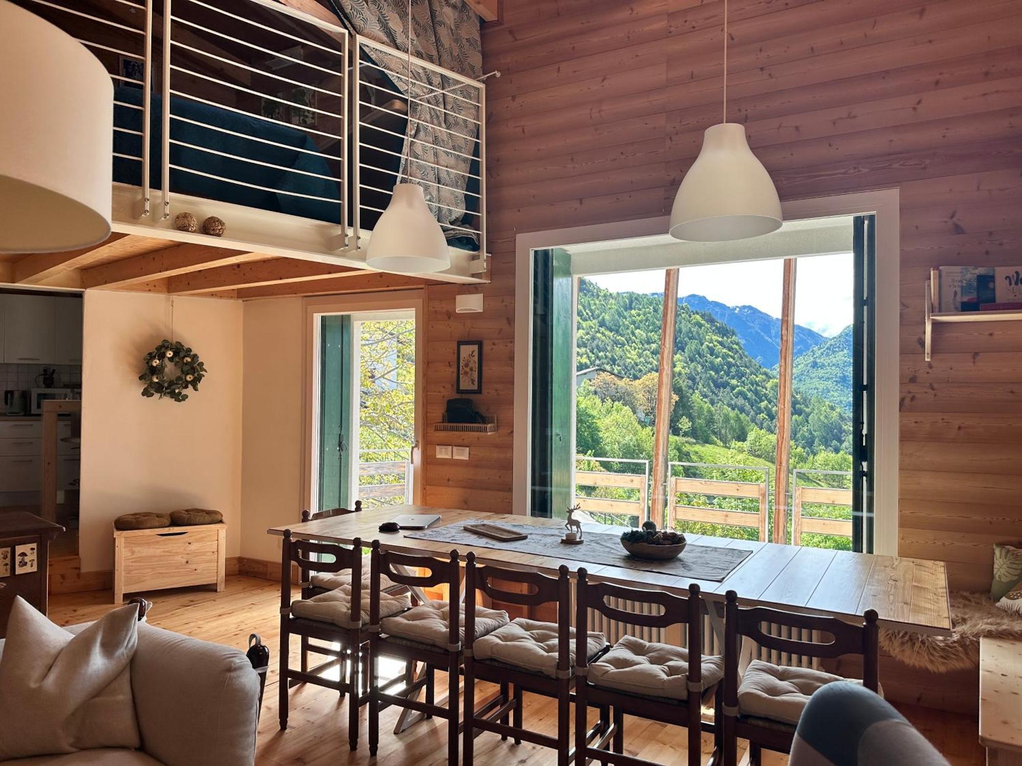 Cielo E Terra Chalet Zencheri Con Vista Panoramica Piazza  Kültér fotó