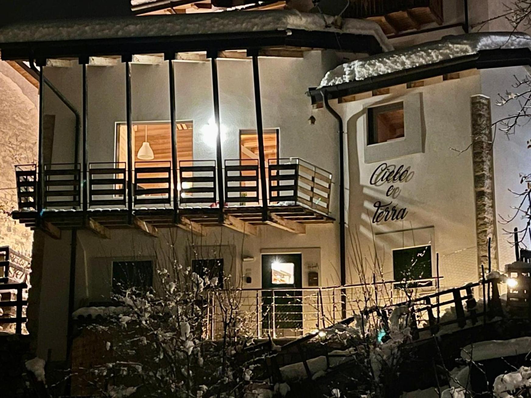 Cielo E Terra Chalet Zencheri Con Vista Panoramica Piazza  Kültér fotó