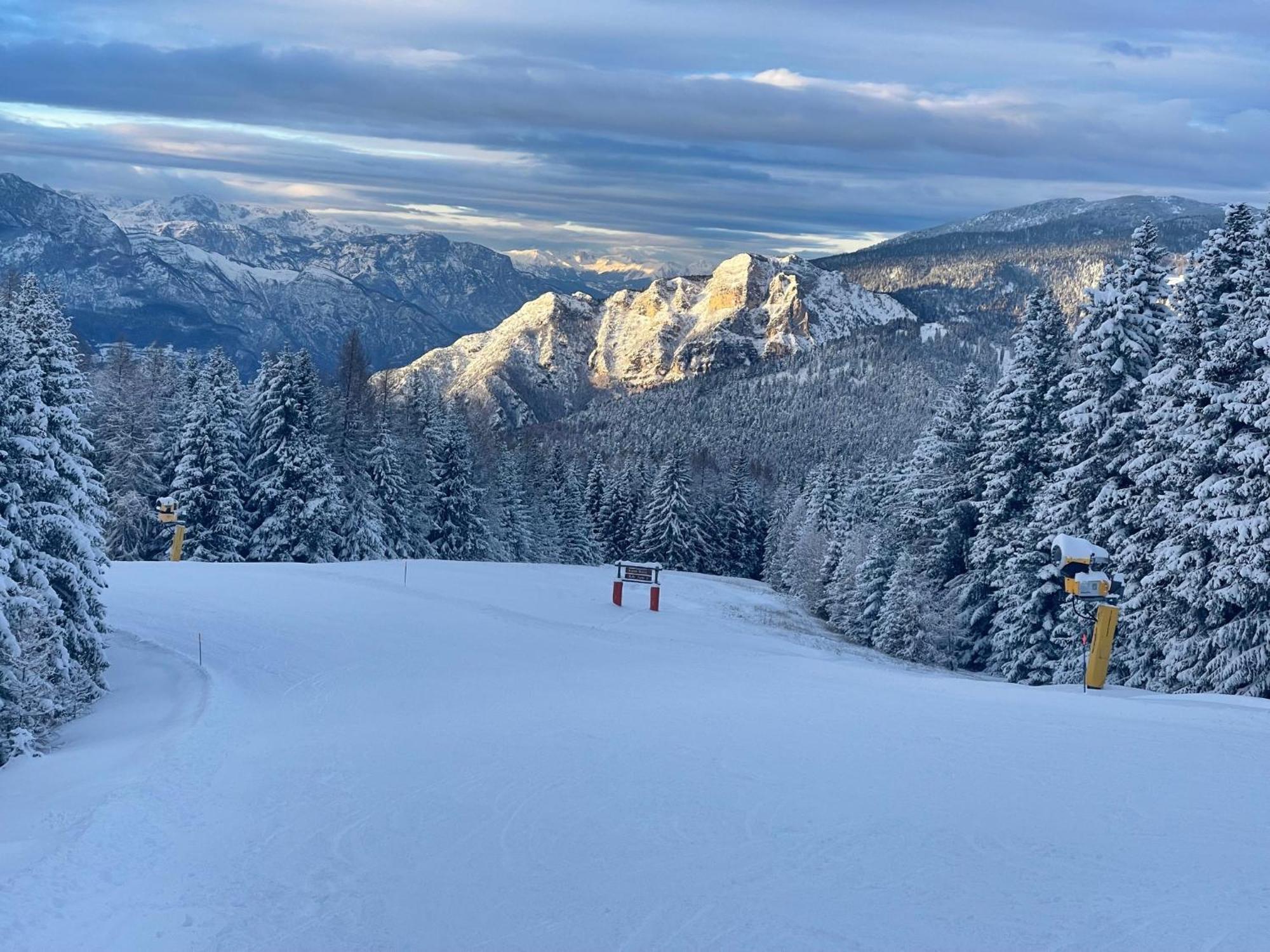 Cielo E Terra Chalet Zencheri Con Vista Panoramica Piazza  Kültér fotó